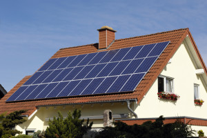 solar panels green building