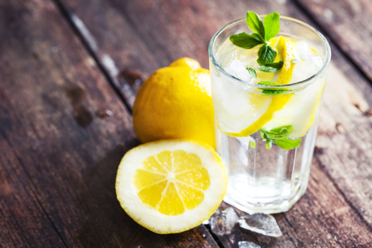 I mean, you don't really want to give this up, do you? lemon water