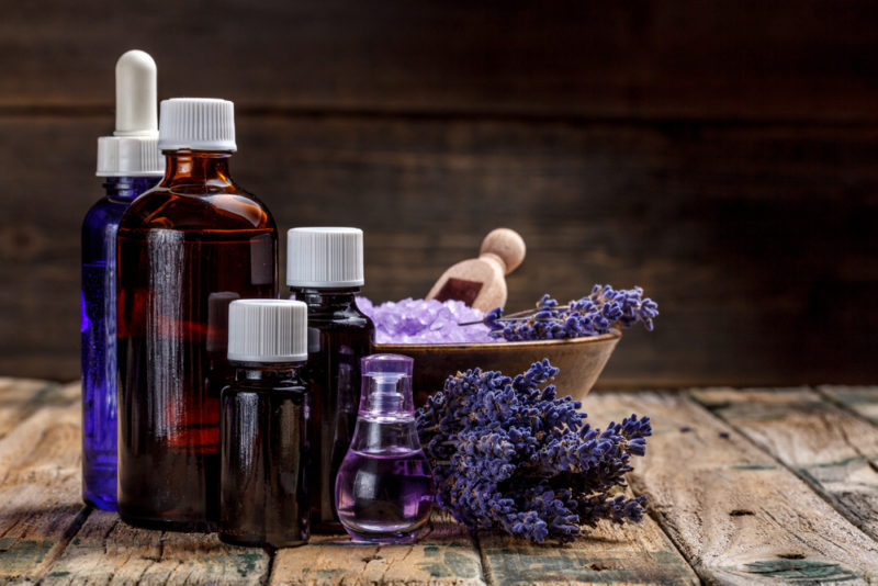 lavender essential oils lower cortisol