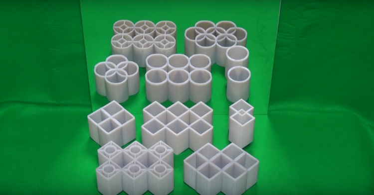 3D Printed Circle Diamond Illusion 