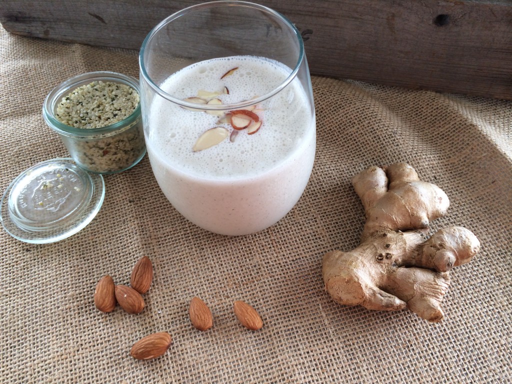 IMG_4536-1024×768 clear skin almond ginger smoothie FI