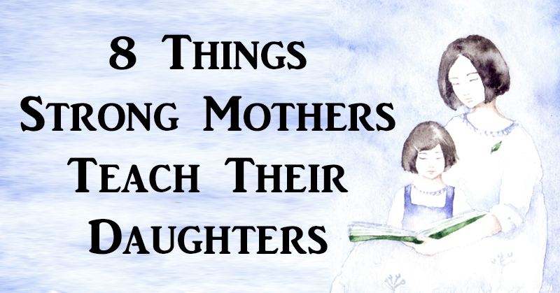 strong mothers teach daughters FI