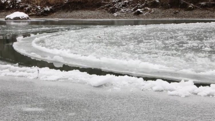mysterious spinning ice disks