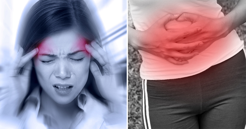 herbs migraines menstrual cramps FI